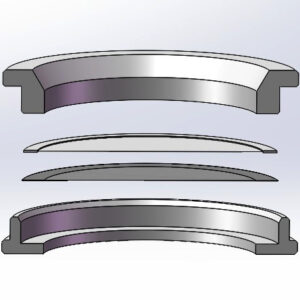Black Chamfered 47mm Filter Cassette