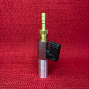 Air Sampler Leak Test Valve & Flow Meter Adapter, 0.5 Inch Socket